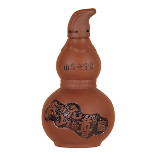 山东整箱年货白酒泰山元尊福禄葫芦白酒浓香型52度固态纯粮食酒