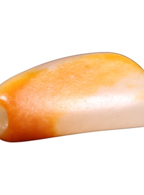 惹石新疆和田玉籽料独籽沁色桶珠