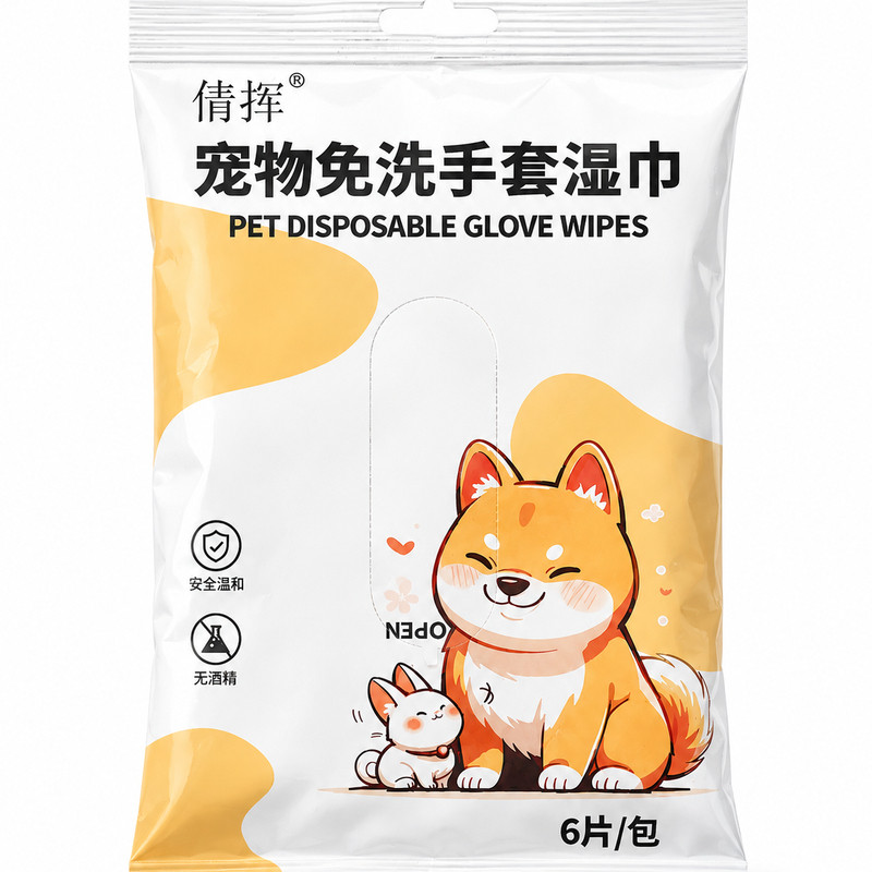 狗猫免洗杀菌除臭手套