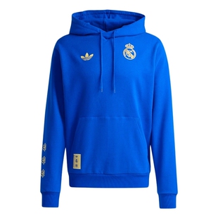 adidas阿迪达斯皇马中国结马年新年款连帽卫衣2026春套头衫JZ2237