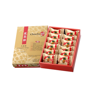 台湾进口特产佳德凤梨酥凤黄酥土凤梨茶点心礼盒12入现货包邮