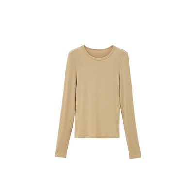 popchrio软糯基础打底长袖T恤