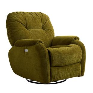 索菲亚单人电动沙发布艺法式复古风懒人沙发单椅可躺摇椅A002