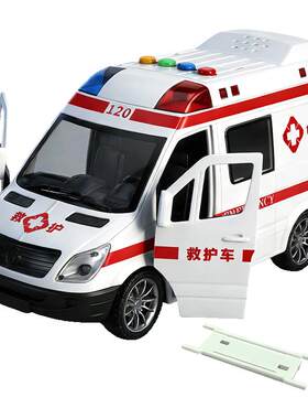 鑫行玩具超大号声光救护车早教