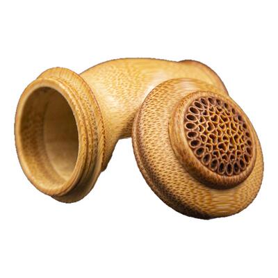 雕刻蒙心工艺虫罐蛐蛐竹制