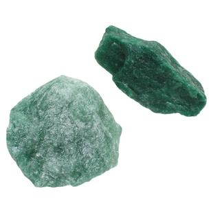 如鸿一物一图天然水晶原石摆件绿色草莓晶矿石大块毛料鱼缸石头