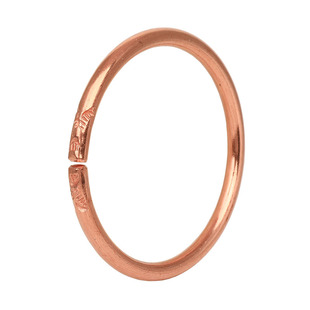 纯铜手镯 男女款手环实心 手工红紫铜黄铜龙头光圈儿童镯子民族风