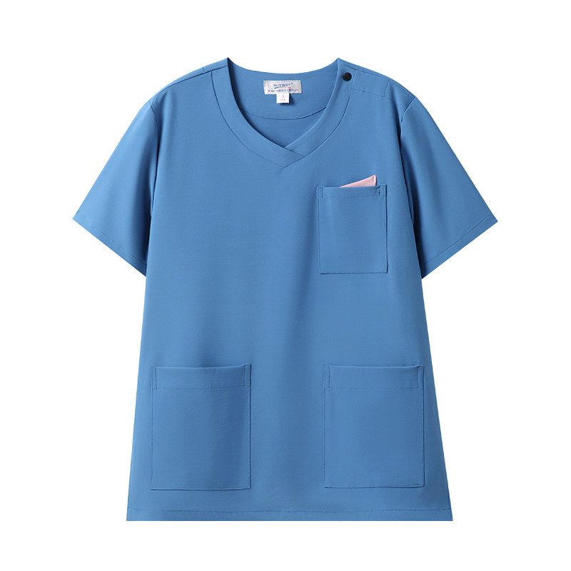 2025春夏季新款高端洗手衣医生工作服女定制logo刷手服短袖男速干