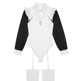修女服装情趣床上qq衣物角色扮演衣服性感连体衣战袍制服情调套装