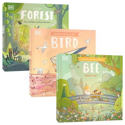 DK Adventures With Finn And Skip Bee Bird Forest 芬恩与斯基普的冒险1-3册 蜜蜂鸟类森林 精装科普绘本 英文原版进口儿童图书