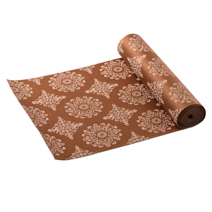 新中式团花茶席西阵织高端茶席织锦桌旗复古禅意茶盘垫子防水桌布