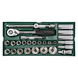 世达大飞工具托组套27件12.5mm套筒棘轮快速扳手综合套装09903