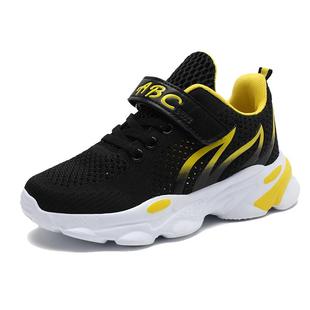 ABC童鞋男童春秋季儿童网面透气鞋中大童学生皮面防水跑步运动鞋