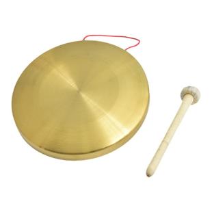 开元盛世铜锣三句半表演道具锣铜锣镀铜纯铜色玩具乐器防汛预警锣