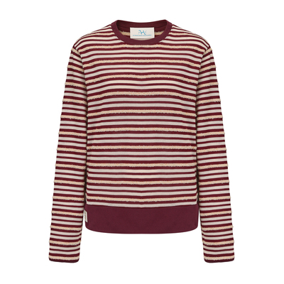 【马年新春】条纹拼色打底衫上衣