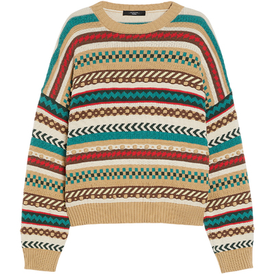 【甄选惠享】Weekend MaxMara 2025女装棉质混纺毛衣5361235106