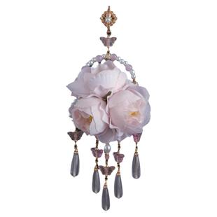 原创汉服配饰霞帔坠明制宋制婚服霞帔挂饰软璎珞项圈吊坠旗袍压襟