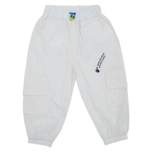 男童白色裤子夏季薄款2024年新款儿童防蚊裤夏天灯笼速干冰丝裤潮