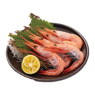 北极甜虾鲜活速冻刺身冰山蓝盒生吃俄罗斯特大绿籽虾生鲜即食日料