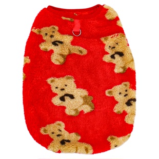 宠物衣服狗狗喜庆背心冬季柯基柴犬新年过年战袍冬装秋冬款马甲冬