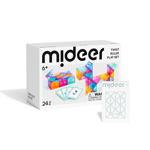 mideer弥鹿百变魔尺24段幼儿园儿童魔方便携益智高铁飞机玩具礼物