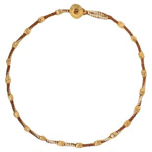 Wens 部落图腾编织蜡绳项链原创小众设计复古情侣款颈链礼物