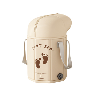 可折叠养生泡脚桶家用女士过小腿泡脚袋便携洗脚盆高深保温足浴桶