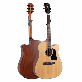 VEAZEN费森CLR300系列单板民谣吉他木吉他初学者学生男女41寸