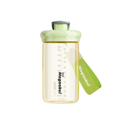 水杯ppsu随手杯耐高温直饮杯敞口杯便携外出学生喝水刻度奶瓶小巧