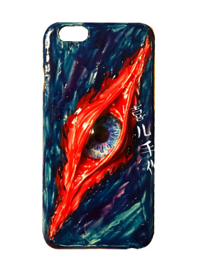 立体眼睛手工定制手机壳