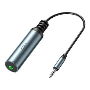 晶华3.5mm音频隔离器电脑功放车载音响消除电流杂音耳机噪音去除