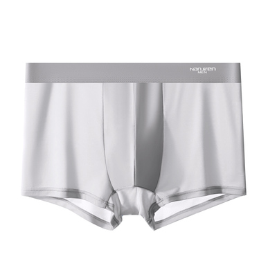 凉感冰丝男士运动平角裤无痕抗菌