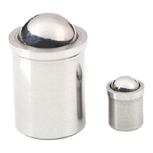 不锈钢球头柱塞玻珠紧定位珠碰珠螺丝钢珠紧定弹簧压入式球头柱塞