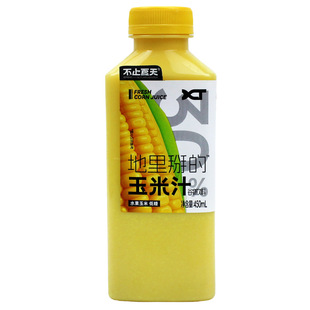 不止夏天玉米汁450ml/瓶地里掰的谷物饮料植物蛋白饮品多省包邮