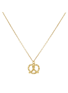 碱水结项链24k金锆石四季皆可戴