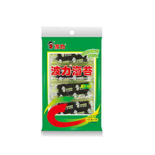 波力海苔原味7.5gX3包 寿司即食紫菜寿司拌饭儿童零食小吃小包