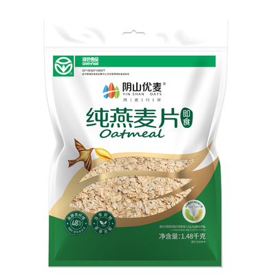 阴山优麦纯燕麦片1480g