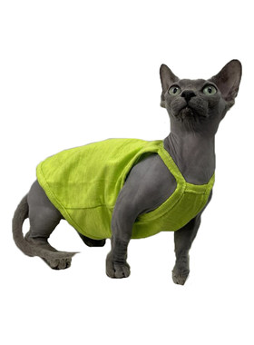 夏季透气纯棉猫咪空调服