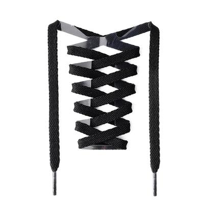 aj1空军一号黑白色扁平运动鞋带