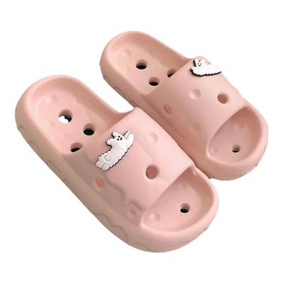 细细条趣味狗狗防臭漏水洞洞拖鞋