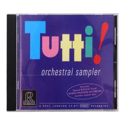 原装进口 无敌天碟Tutti Orchestral Sampler 爆棚古典乐 CD唱片