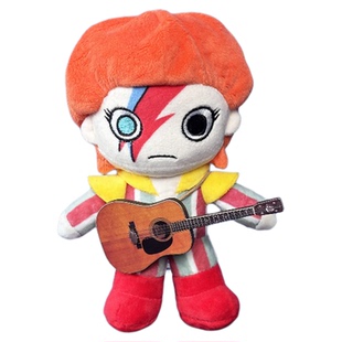 大卫鲍伊DavidBowie摇滚公仔挂件毛绒玩具