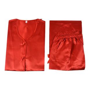 粤港澳结婚上头梳头睡衣禾服龙凤裙褂新娘打底衣棉质无口袋红衣服