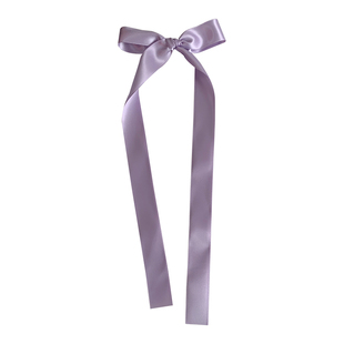 jennie同款长飘带蝴蝶结发夹芭蕾风丝带绑发发带编发发绳发饰头饰