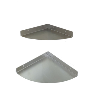 免打孔不锈钢厨房置物架浴室墙角转角多功能分层收纳扇形三角隔板