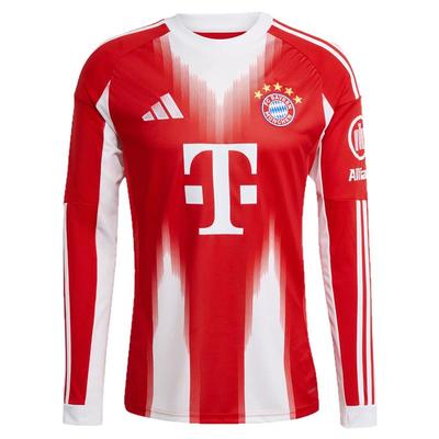天朗足球 阿迪达斯25/26赛季拜仁主场长袖球迷版球衣足球服JP3689