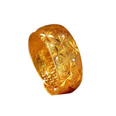 沙金戒指可调节霸气个性潮男越南