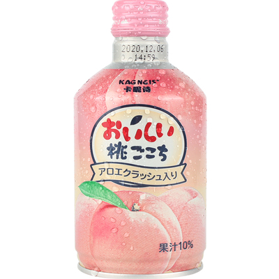 日本卡昵诗水蜜桃味果汁饮料275g