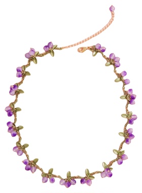 A紫葡萄项链女配饰女2025新款