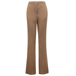 Vero Moda奥莱休闲裤子女夏季新通勤高腰微喇裤显瘦百搭流行